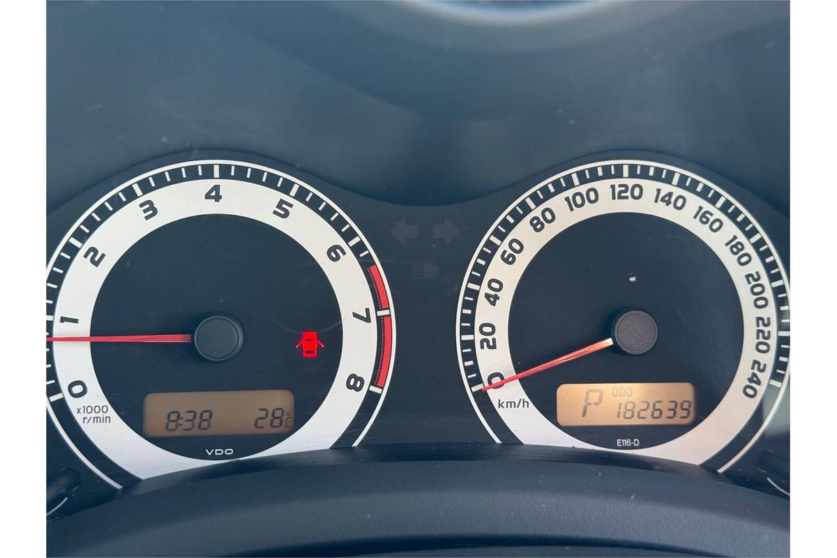 2009 Toyota COROLLA ASCENT ZRE152R