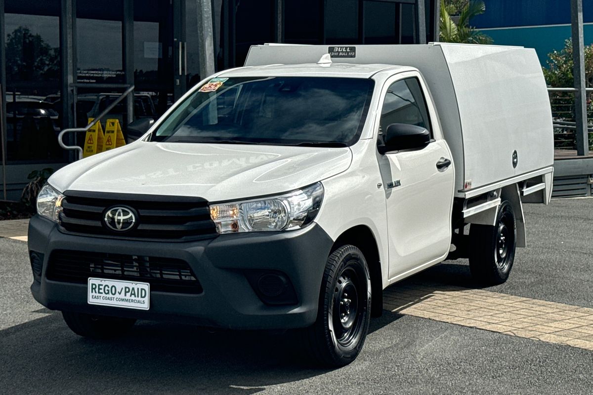 2021 Toyota Hilux Workmate TGN121R Rear Wheel Drive