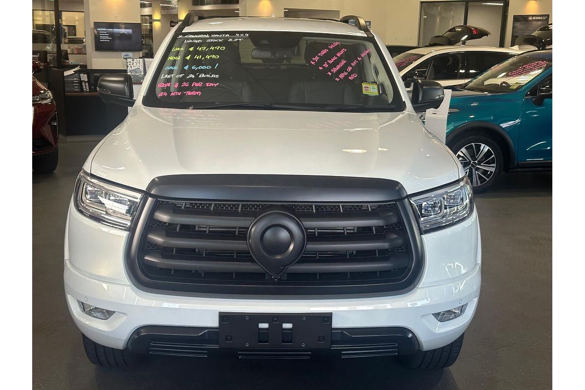2024 GWM Ute Cannon Vanta NPW 4X4