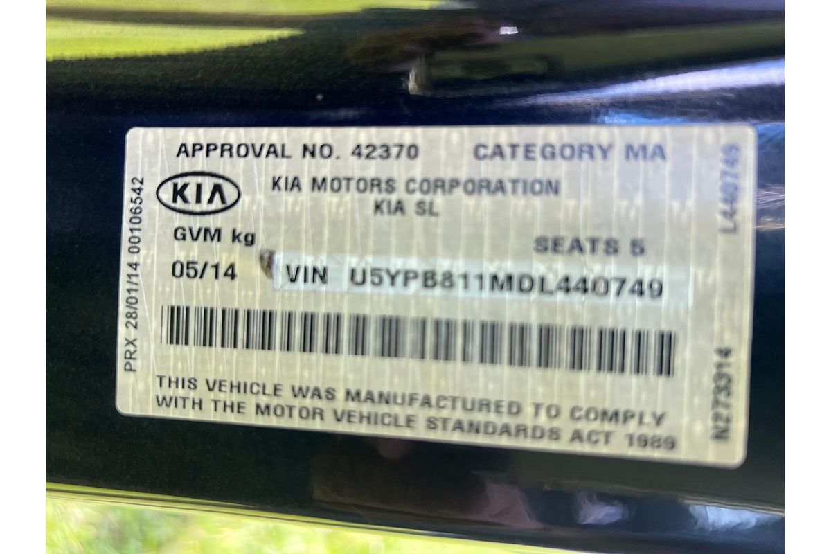 2014 Kia Sportage Si SL Series II