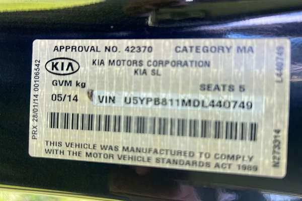 2014 Kia Sportage Si SL Series II