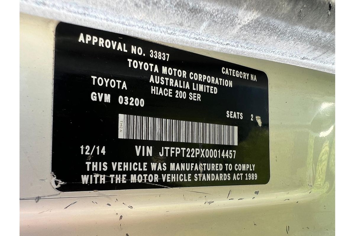 2014 Toyota Hiace KDH221R