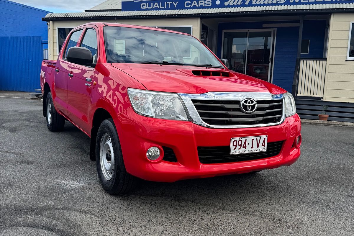 2012 Toyota Hilux SR KUN16R Rear Wheel Drive