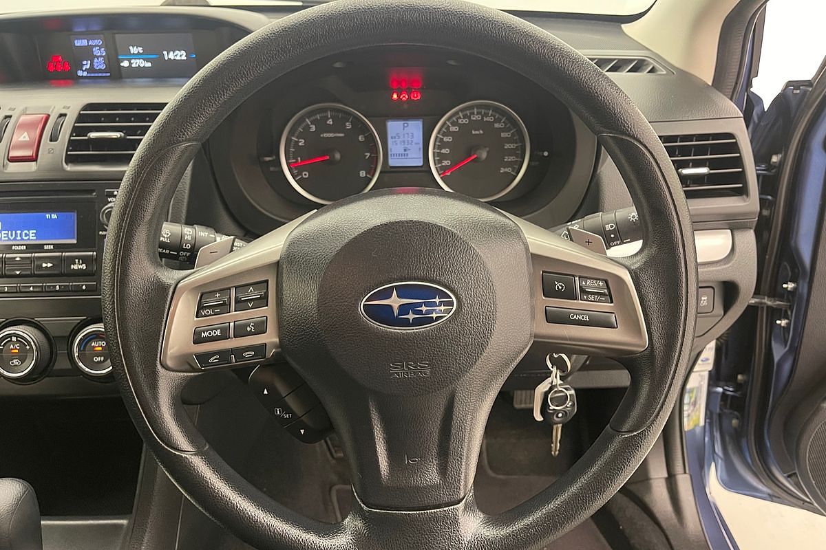 2014 SUBARU XV 2.0i CONTINUOUS VARIABLE 4D WAGON 4CYL 