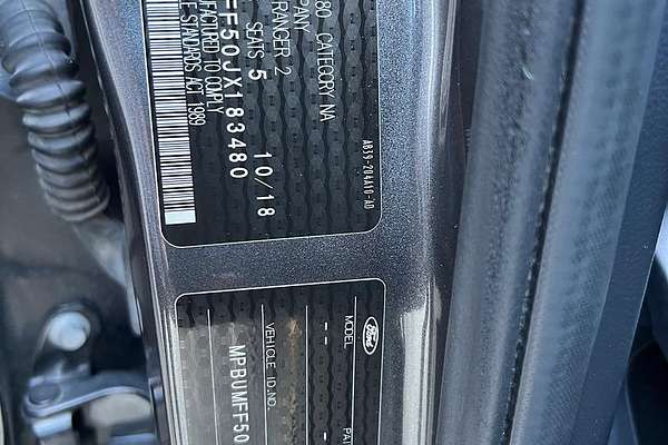2018 Ford Ranger XLT PX MkIII 4X4