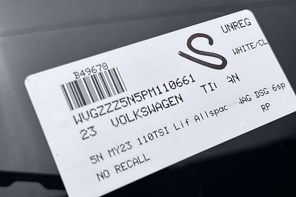 2023 Volkswagen Tiguan 110TSI Life Allspace 5N