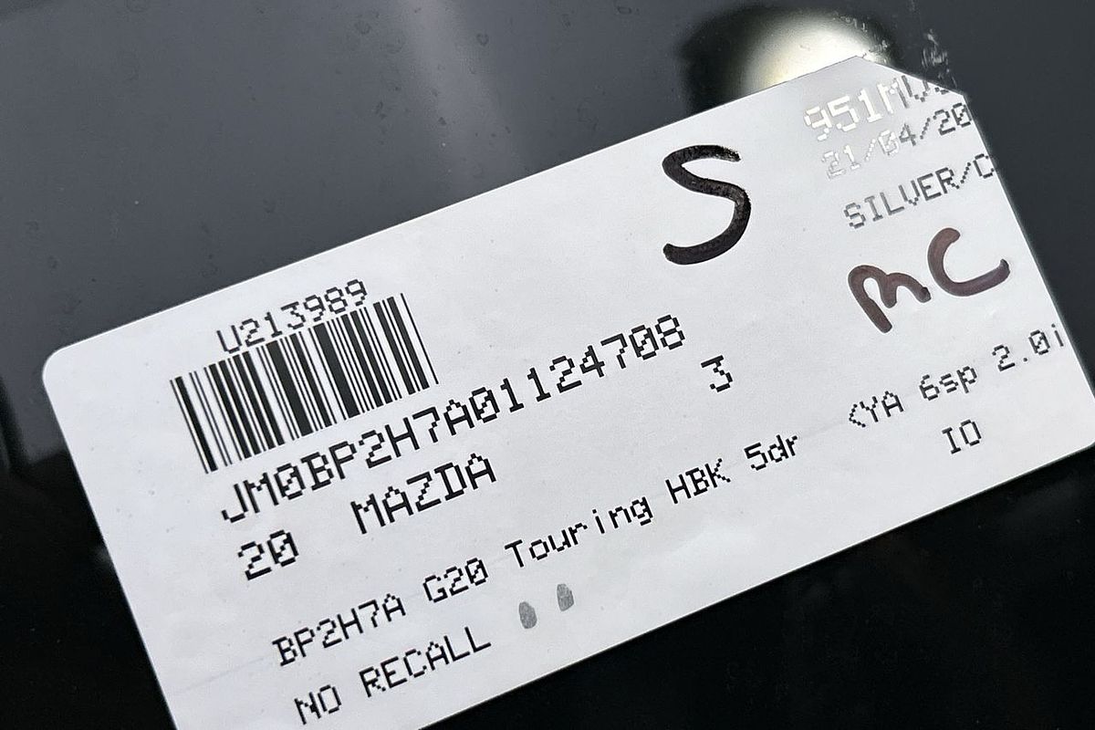2020 Mazda 3 G20 Touring BP Series