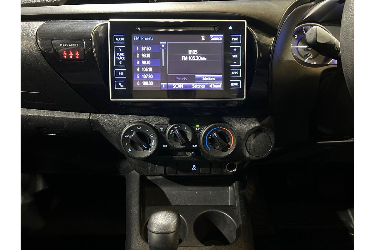 2018 Toyota Hilux SR Hi-Rider GUN136R Rear Wheel Drive