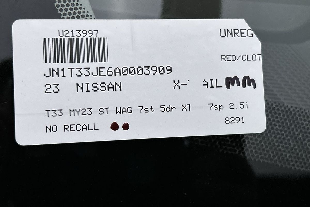 2023 Nissan X-TRAIL ST T33