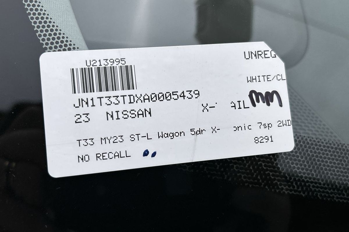 2023 Nissan X-TRAIL ST-L T33