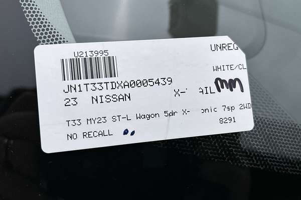 2023 Nissan X-TRAIL ST-L T33