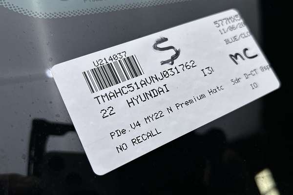2022 Hyundai i30 N Premium PDe.V4