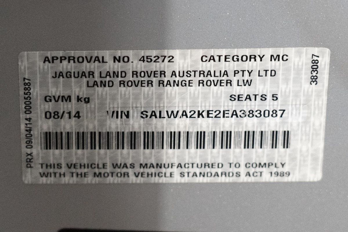 2014 Land Rover Range Rover Sport SDV6 Autobiography L494