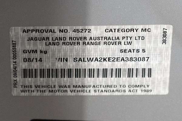 2014 Land Rover Range Rover Sport SDV6 Autobiography L494