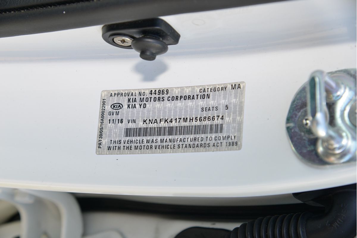 2016 Kia Cerato S YD