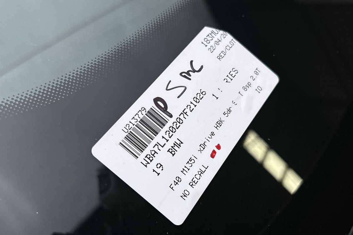 2019 BMW 1 Series M135i xDrive F40