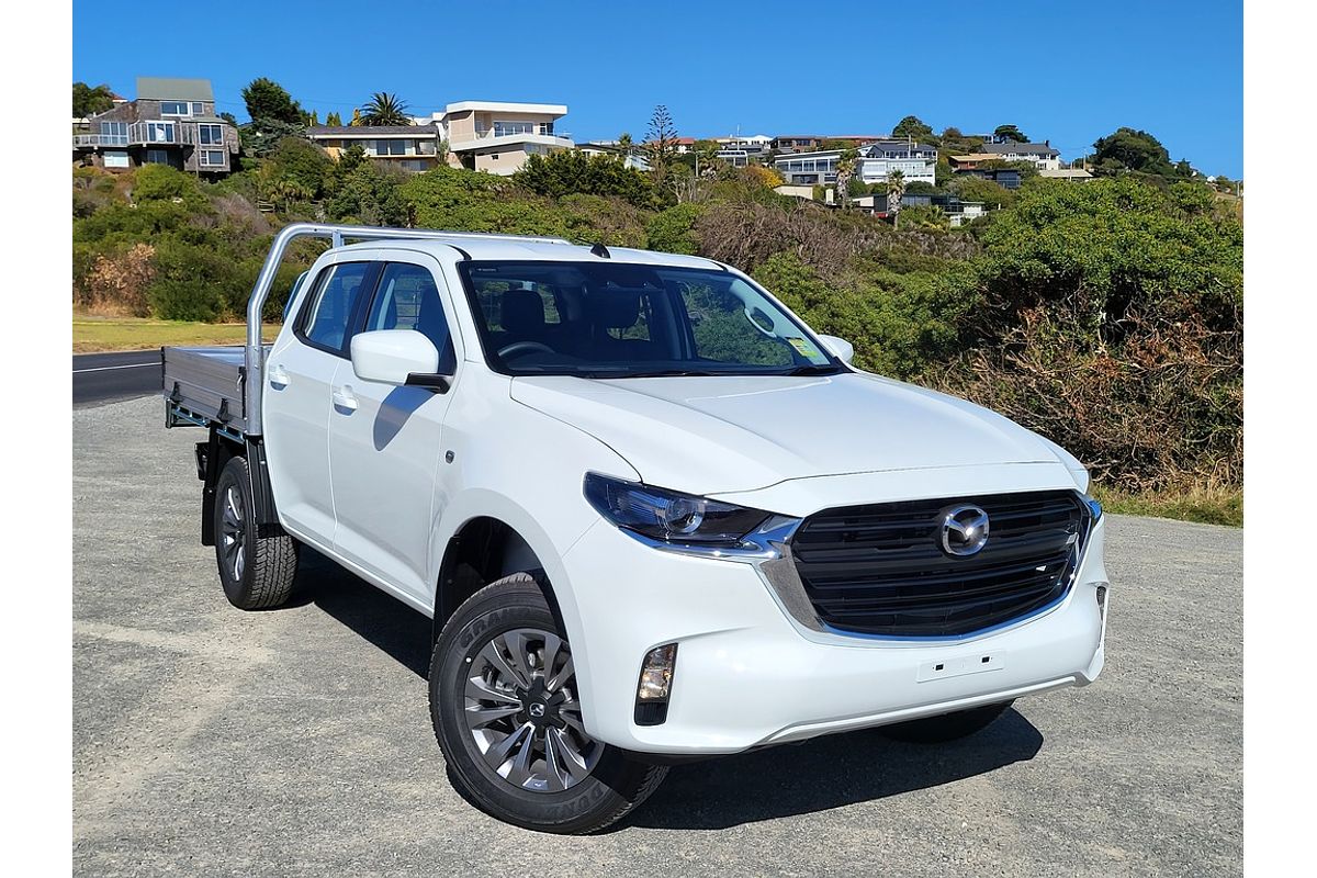 Mazda BT-50 F 6AUTO 3.0L DUAL CAB CHASSIS XT 4X4 - FITTED HEAVY DUTY ALLOY TRAY & TOWPACK