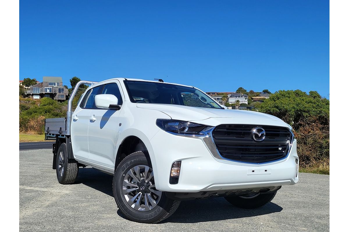 Mazda BT-50 F 6AUTO 3.0L DUAL CAB CHASSIS XT 4X4 - FITTED HEAVY DUTY ALLOY TRAY & TOWPACK