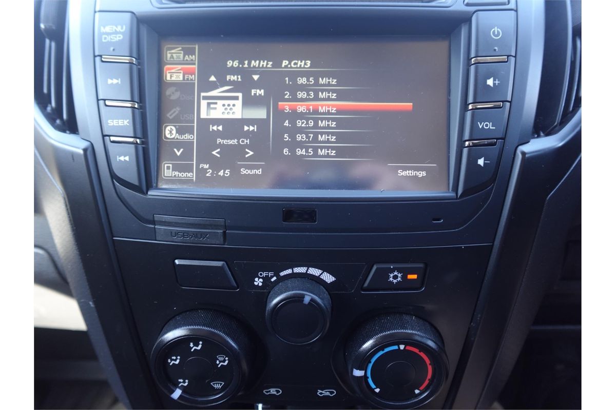2019 Isuzu D-MAX SX High Ride Rear Wheel Drive