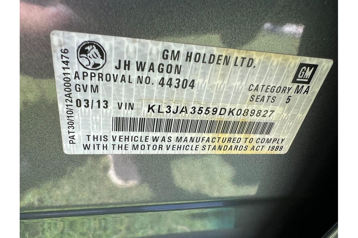 2013 Holden Cruze CD JH Series II