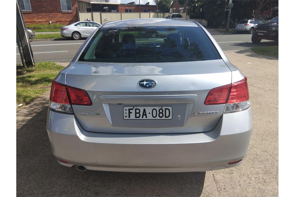 2012 Subaru Liberty 2.5i 5GEN