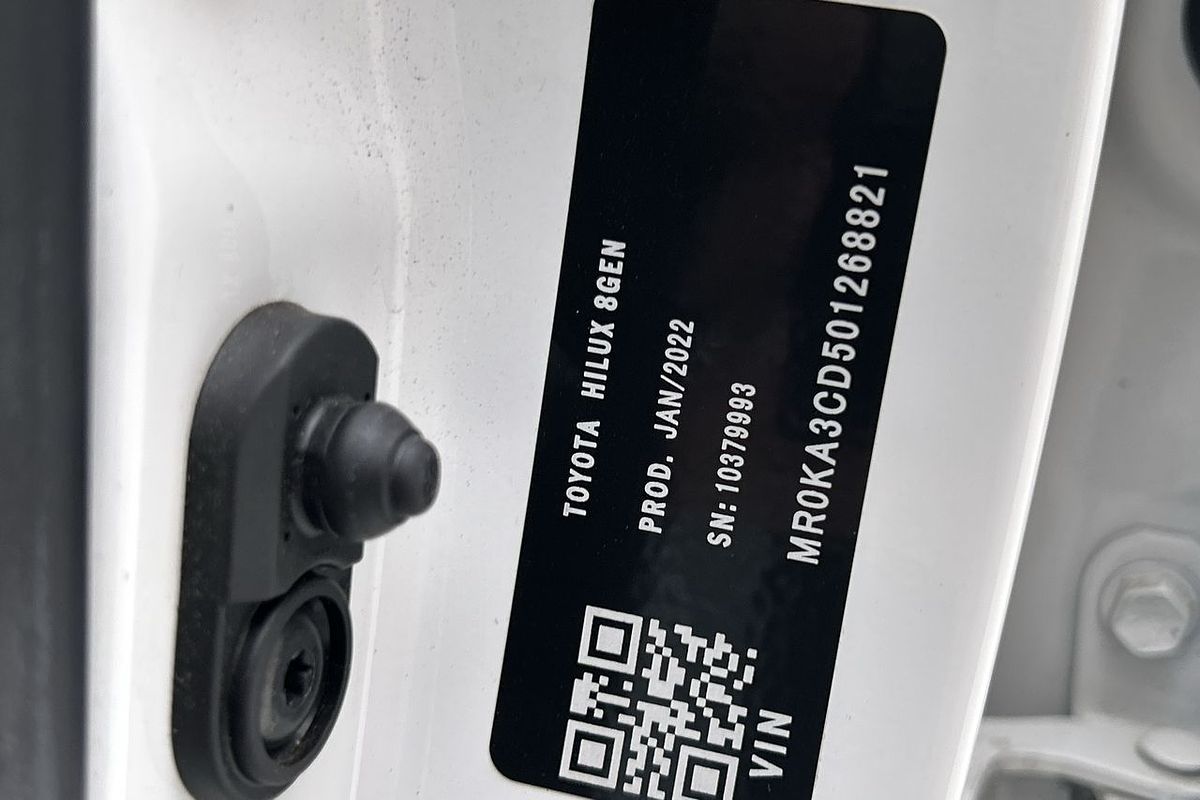 2022 Toyota Hilux SR GUN126R 4X4