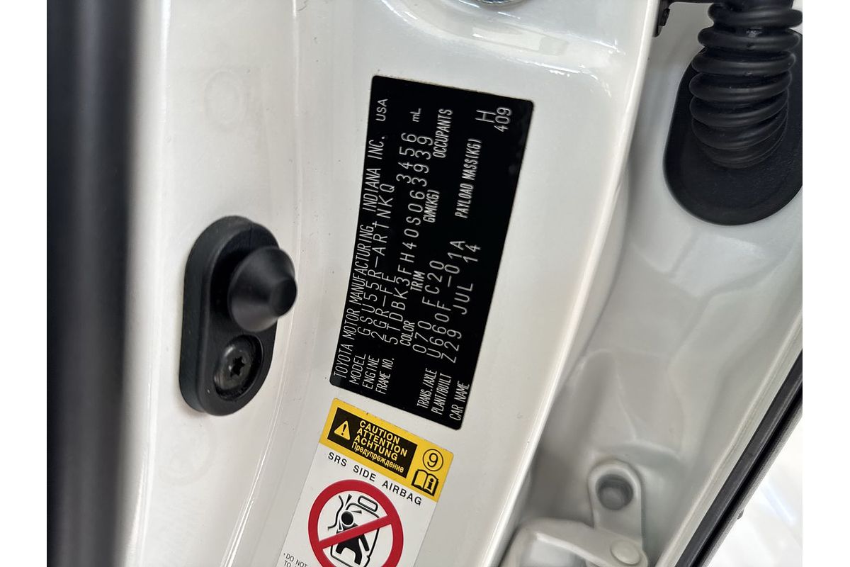 2014 Toyota Kluger GX GSU55R