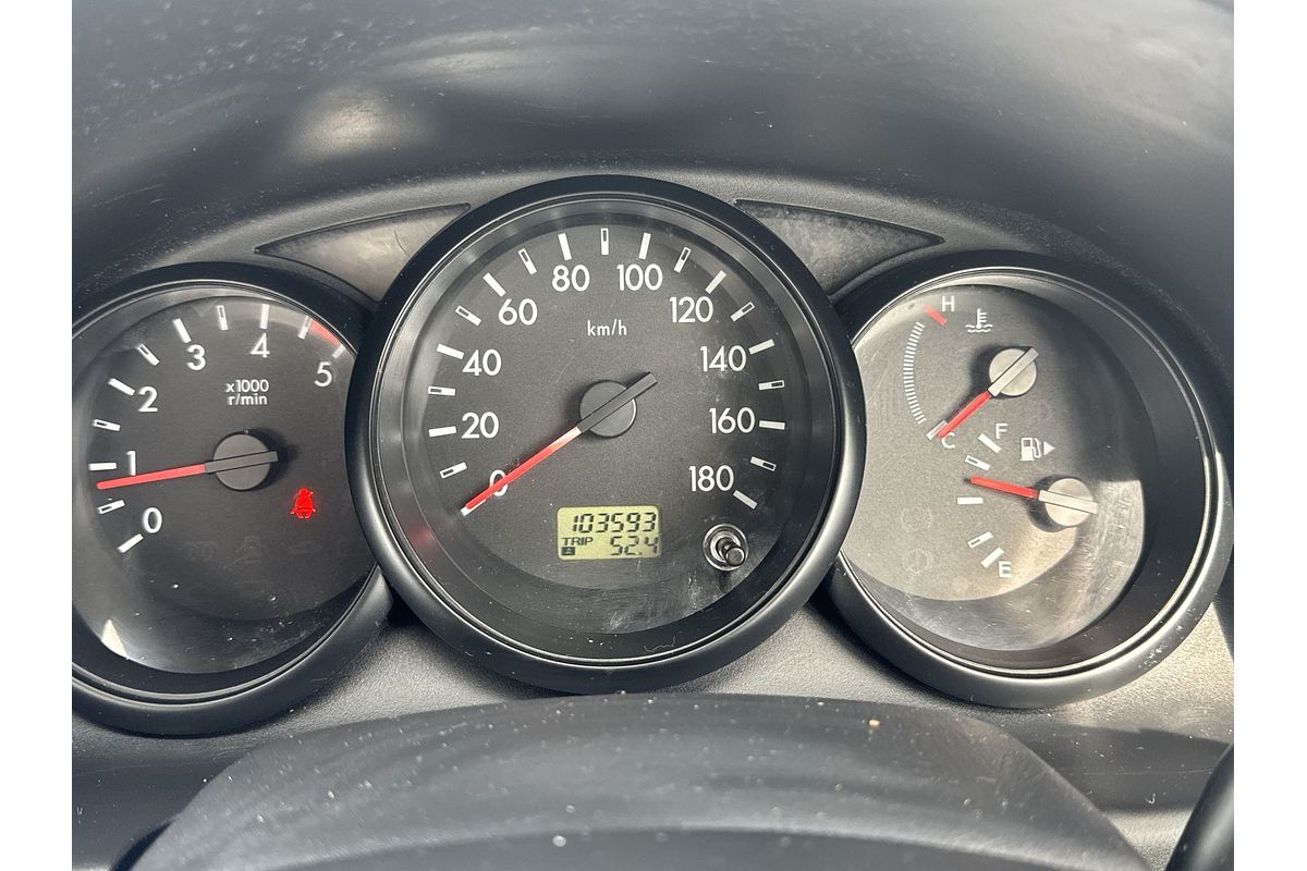 2011 Mazda BT-50 DX UN Rear Wheel Drive