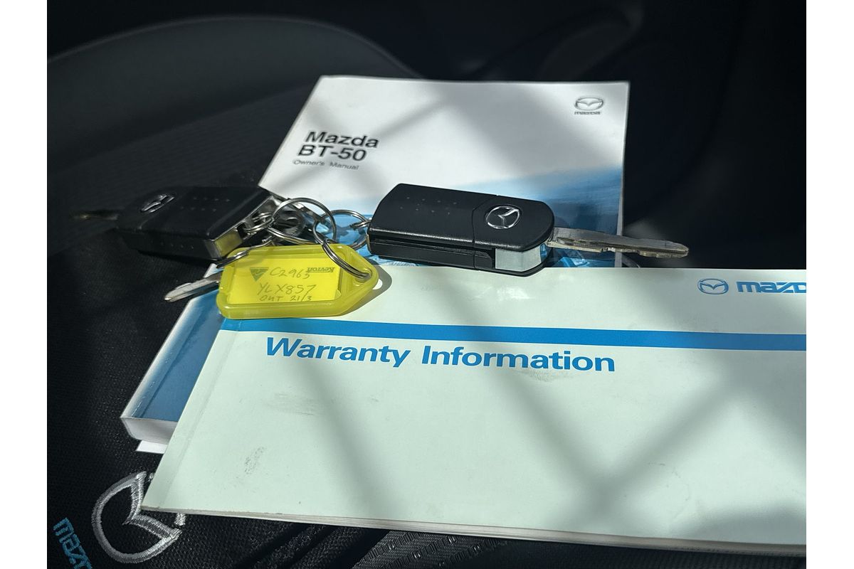 2011 Mazda BT-50 DX UN Rear Wheel Drive