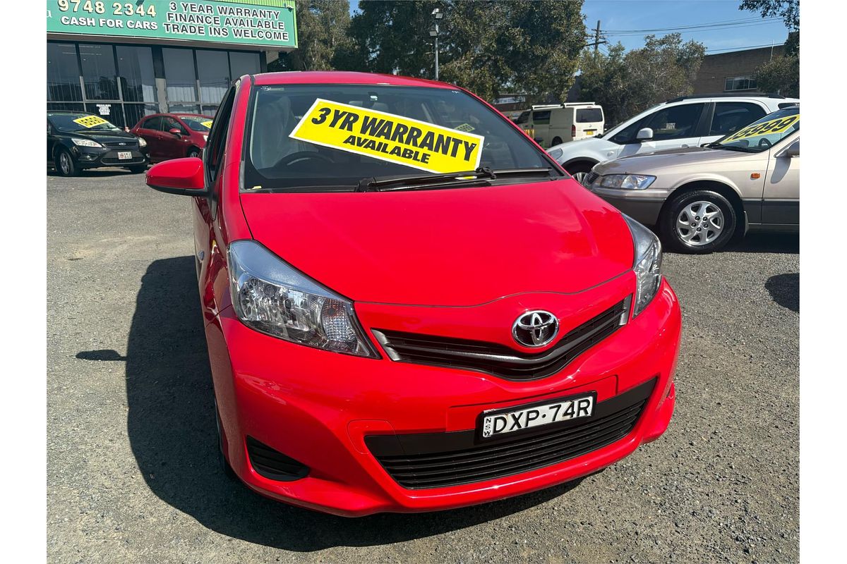 2012 Toyota Yaris YR NCP130R
