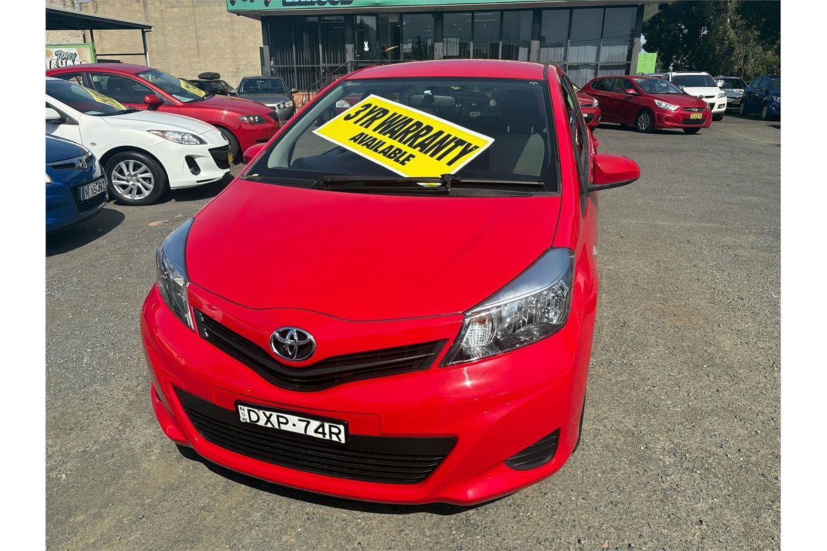 2012 Toyota Yaris YR NCP130R
