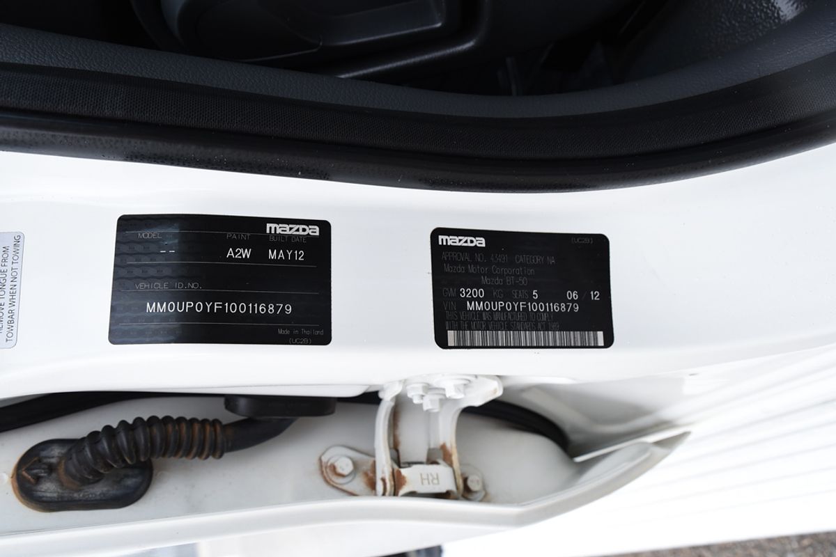 2012 Mazda BT-50 XT UP 4X4
