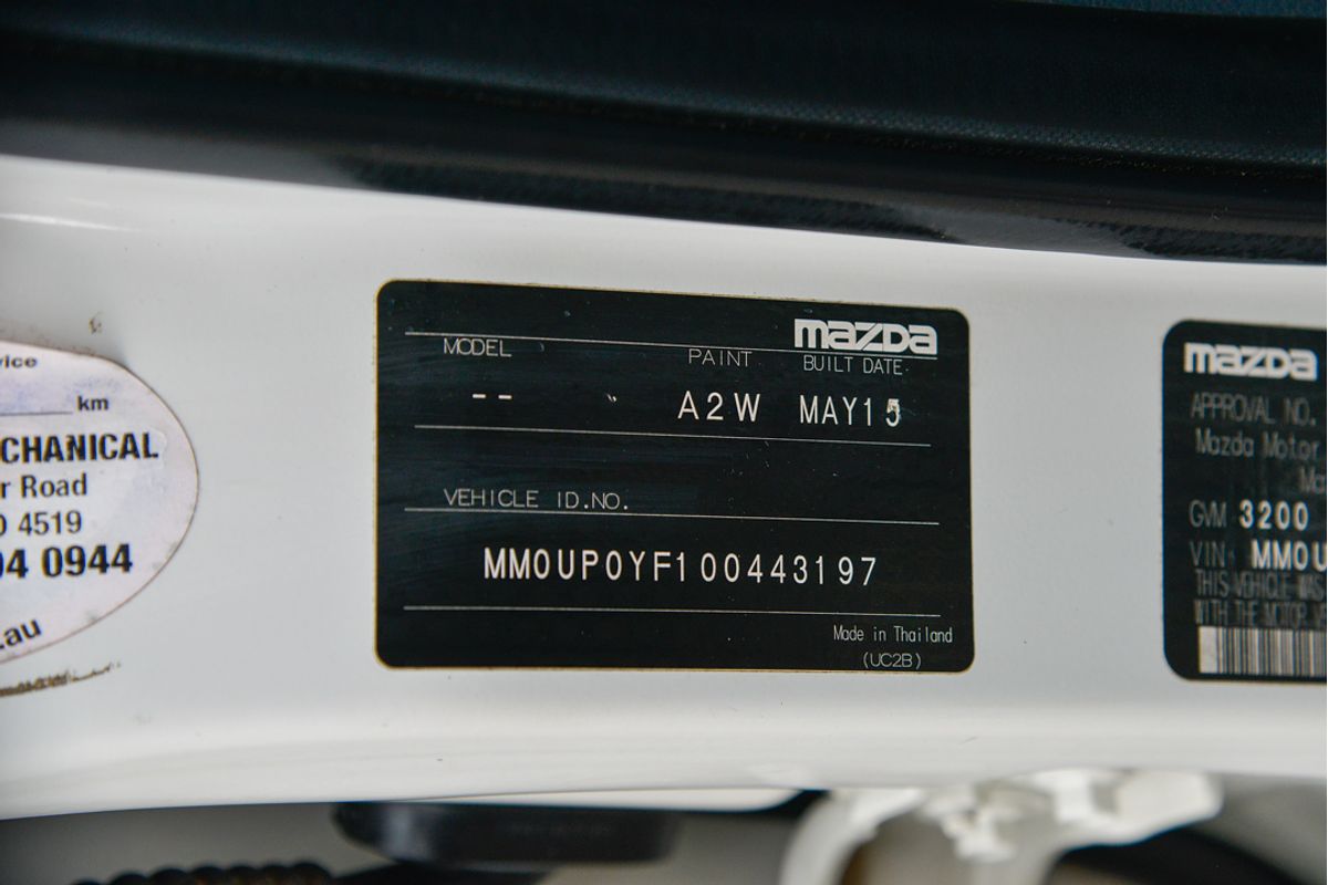 2015 Mazda BT-50 GT UP 4X4