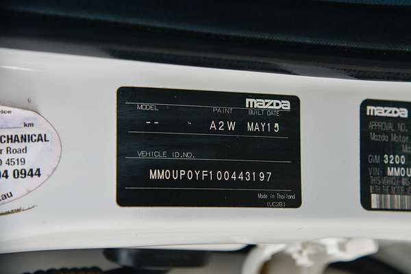 2015 Mazda BT-50 GT UP 4X4