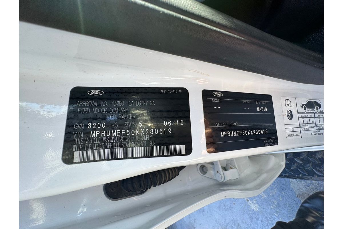 2019 Ford Ranger PX MKIII MY19.75