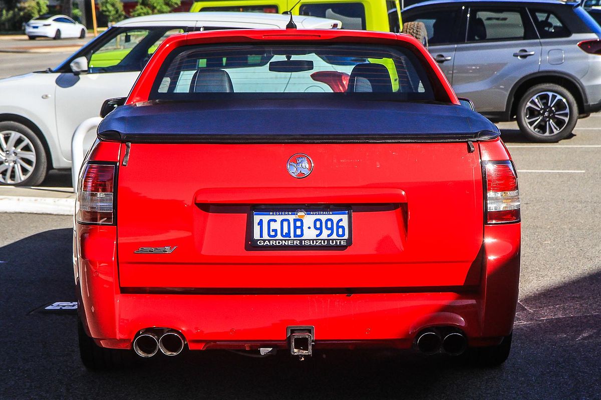 2014 Holden Ute SS V VF Rear Wheel Drive
