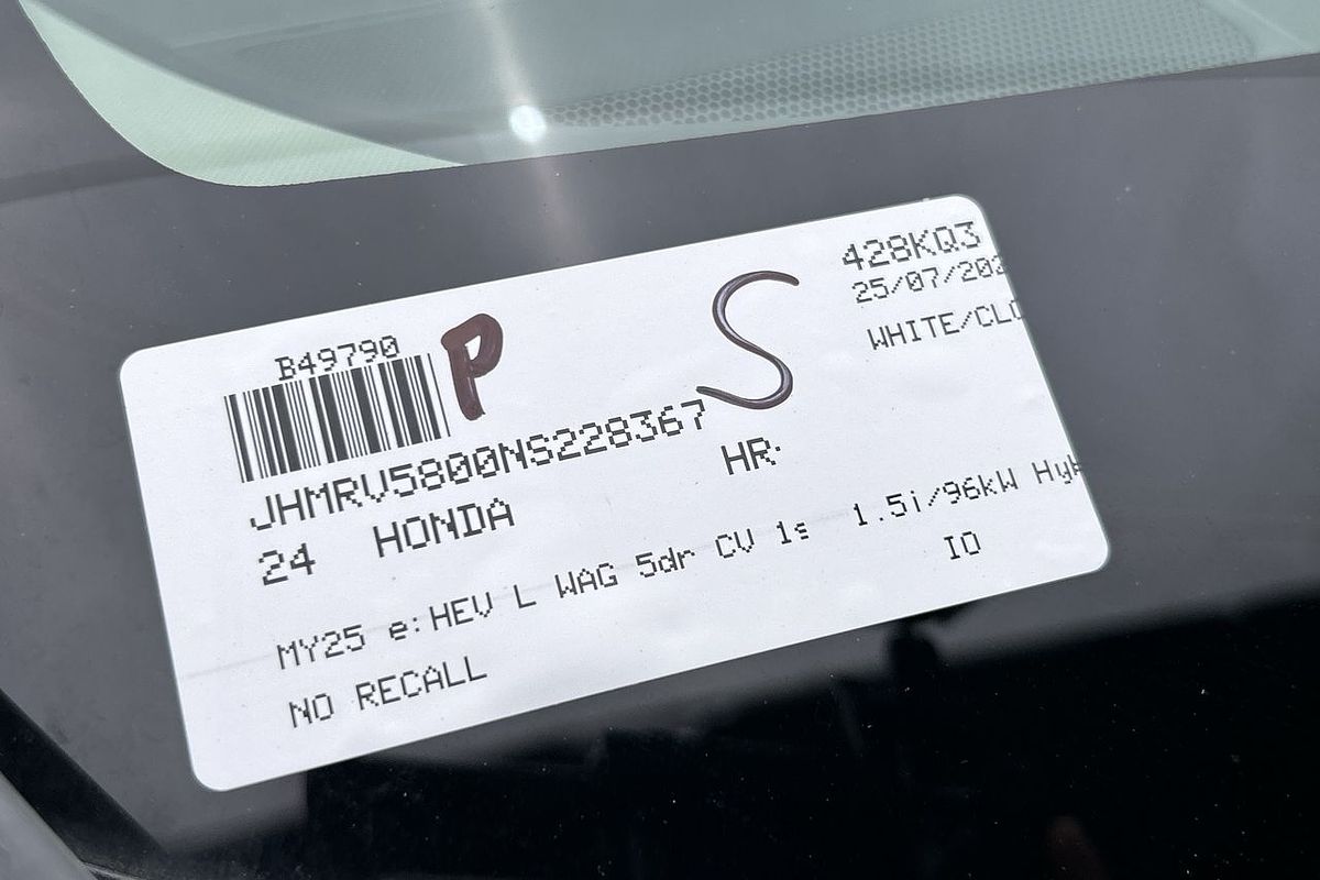 2024 Honda HR-V e:HEV L