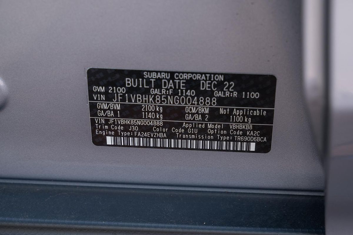 2023 Subaru WRX tS VB