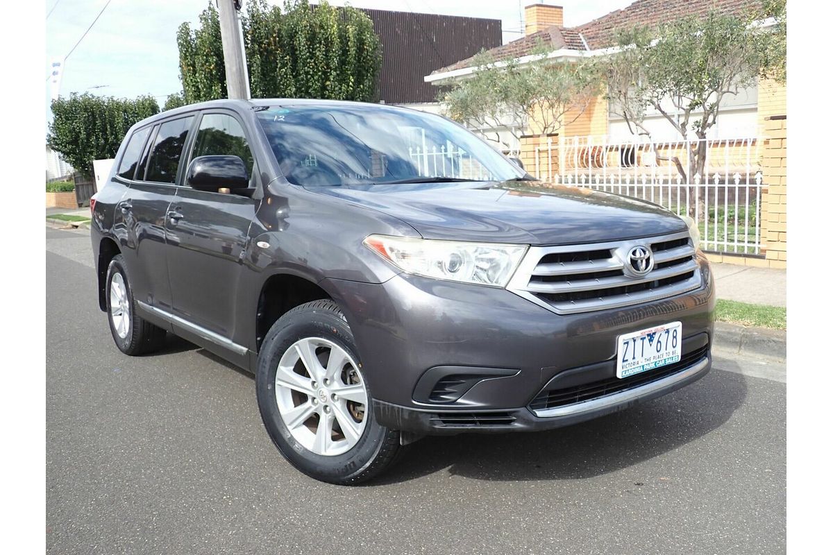 2012 Toyota Kluger KX-R (4x4) 7 Seat GSU45R MY11 Upgrade