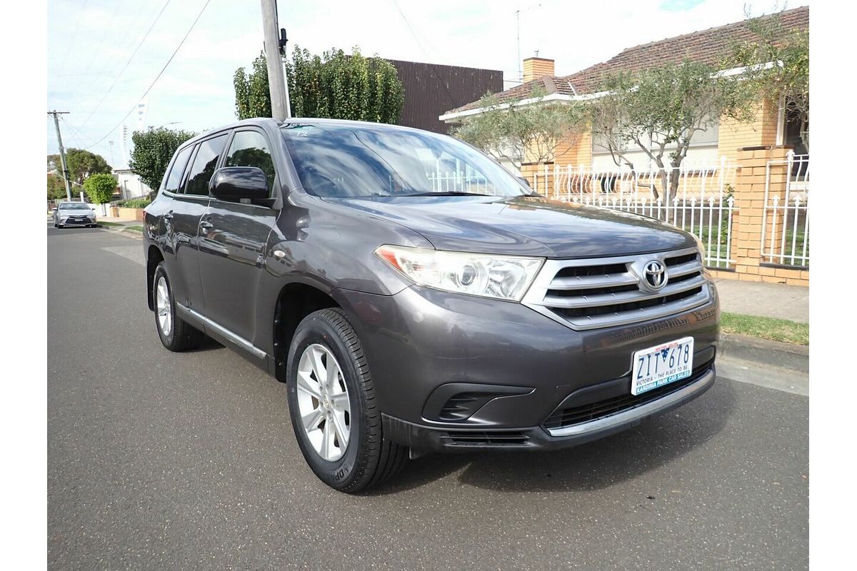 2012 Toyota Kluger KX-R (4x4) 7 Seat GSU45R MY11 Upgrade