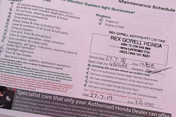 2018 Honda CR-V VTi-S RW