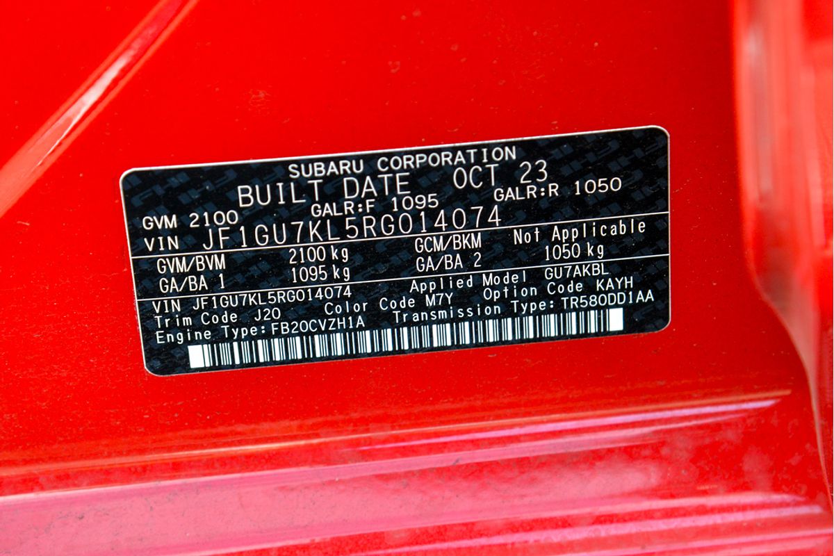 2023 Subaru Impreza 2.0R G6