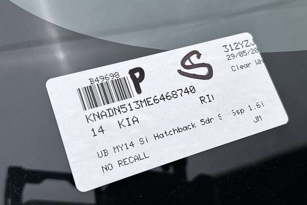 2014 Kia Rio Si UB