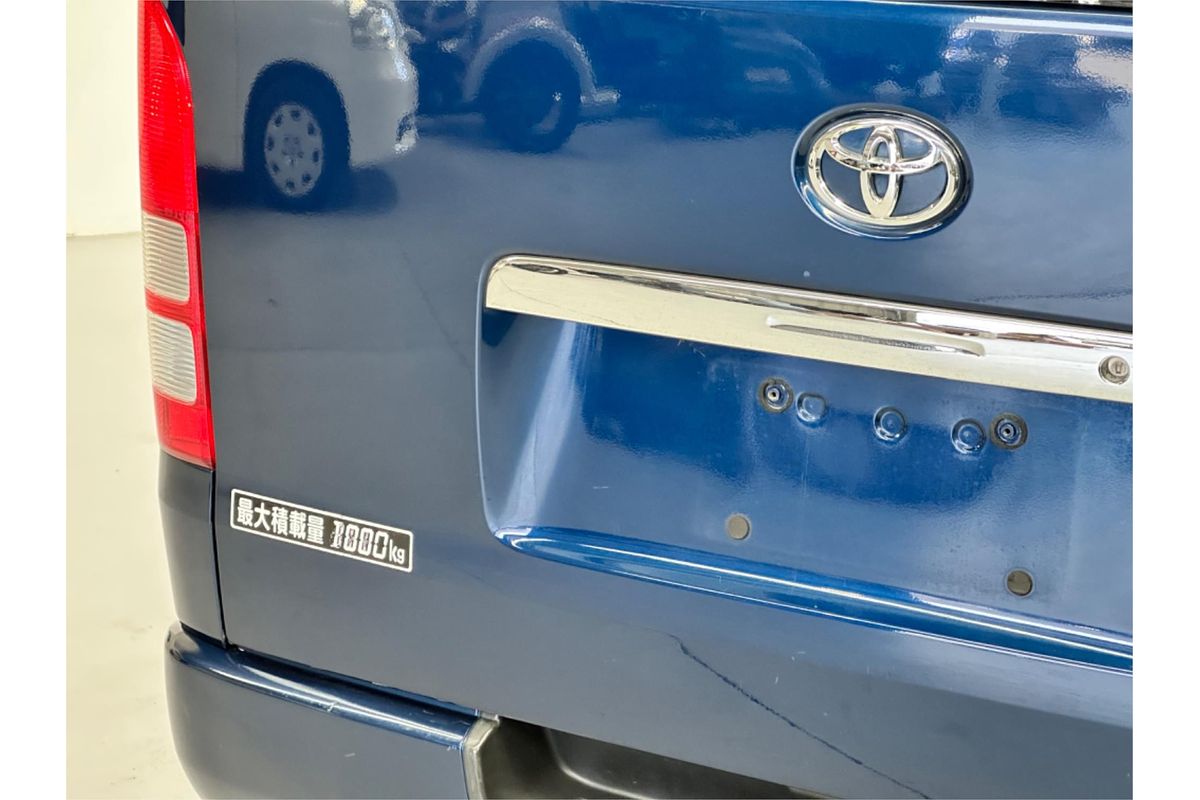 2011 Toyota Hiace DX GL PKG 4WD KDH206