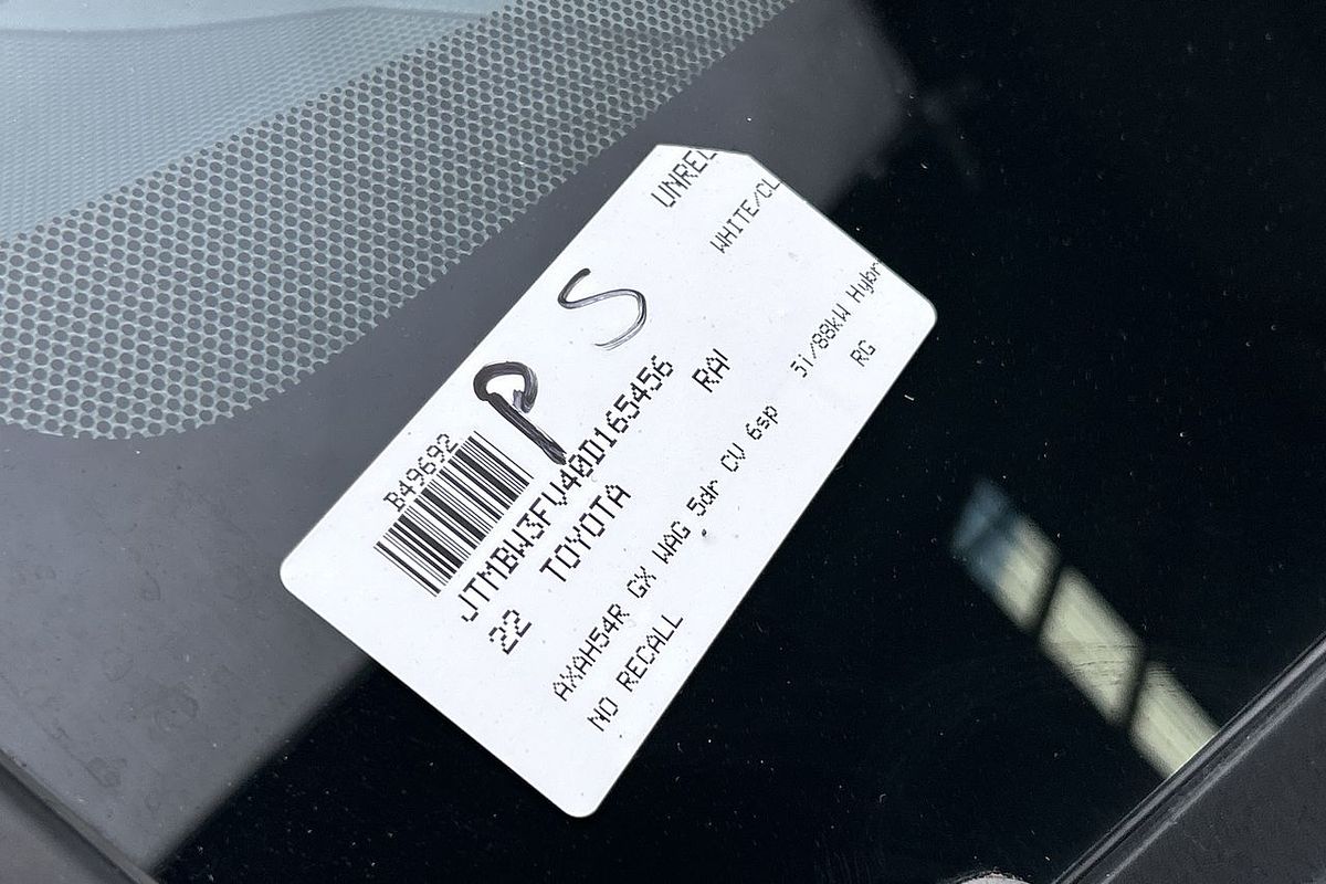 2022 Toyota RAV4 GX AXAH54R