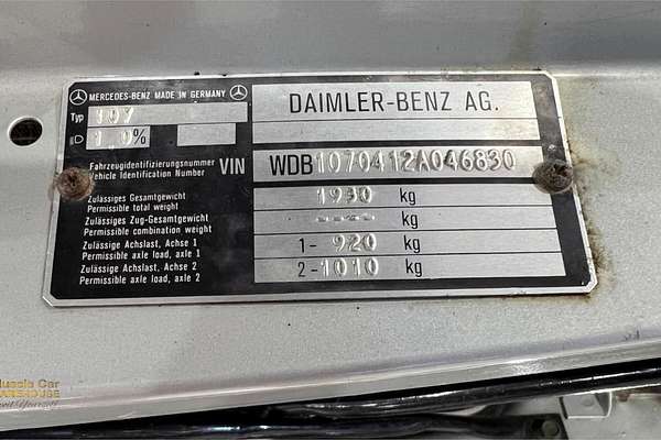 1986 Mercedes-Benz 300 300SL