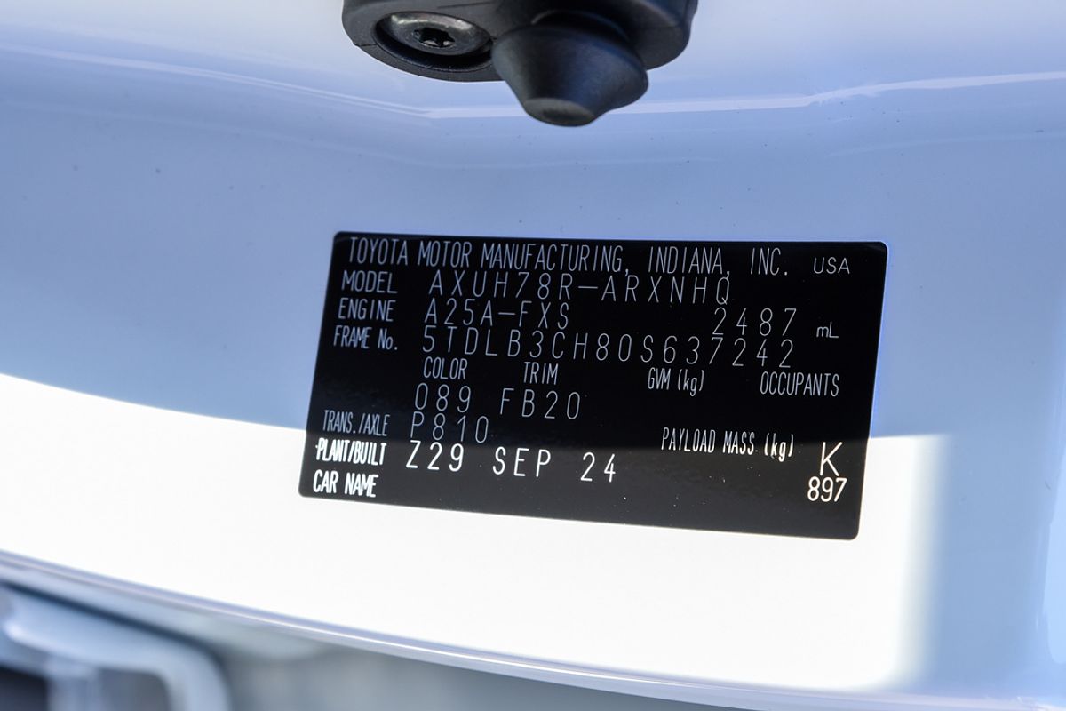 2024 Toyota Kluger GX AXUH78R