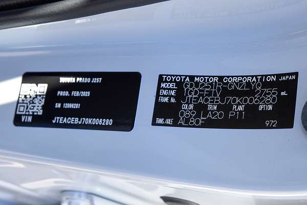 2025 Toyota Landcruiser Prado VX GDJ251R