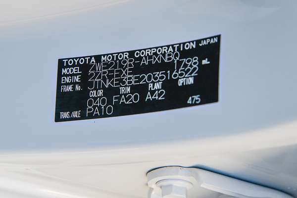2023 Toyota Corolla Ascent Sport Hybrid ZWE219R