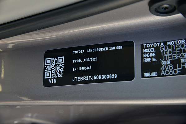 2023 Toyota Landcruiser Prado Kakadu GDJ150R